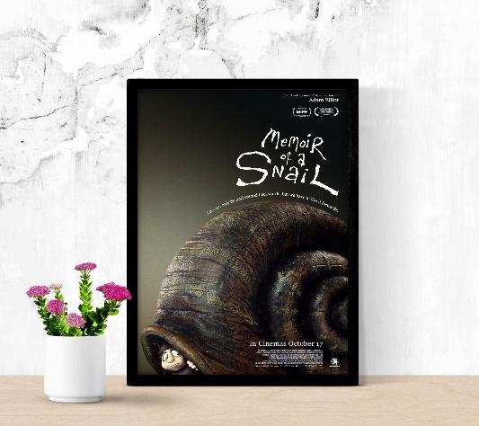 Memoir of a Snail framed poster