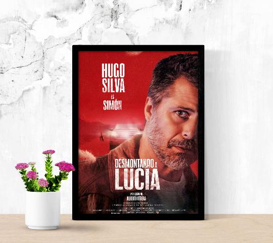 Desmontando a Lucia framed poster