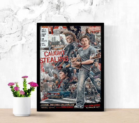 Caught Stealing framed poster