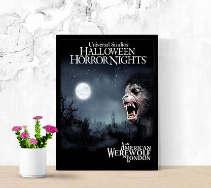 An American Werewolf in London framed poster