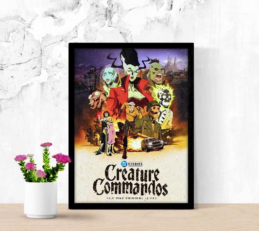 Creature Commandos framed poster