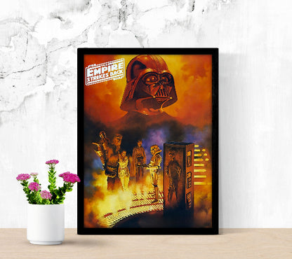 Star Wars The Empire Strikes Back framed poster