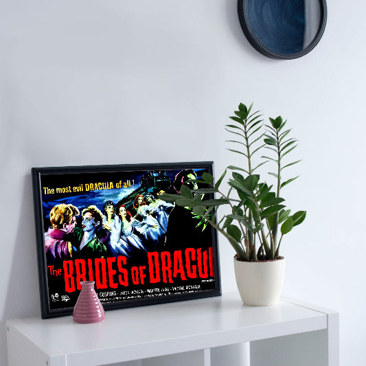 The Brides of Dracula framed poster