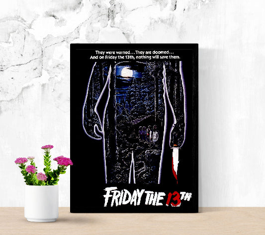 Friday The 13th framed poster