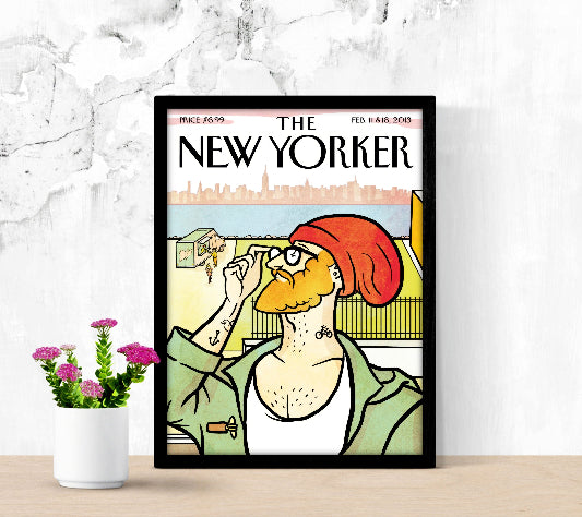 The New Yorker Feb 11 & 18 2013 framed poster