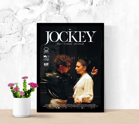 El Jockey framed poster