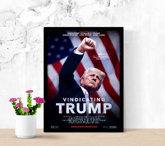 Vindicating Trump framed poster