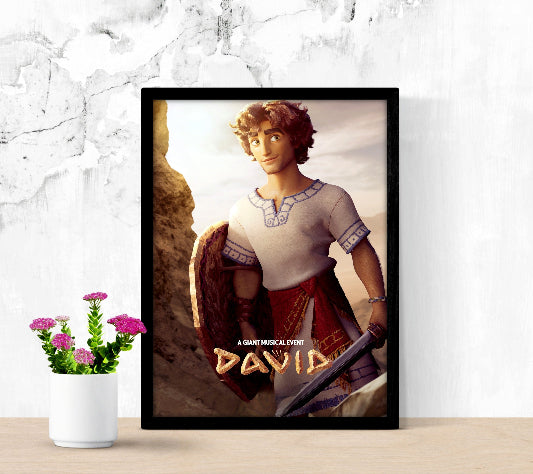 David framed poster