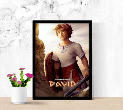 David framed poster