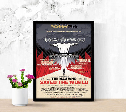 The Man Who Saved The World framed poster