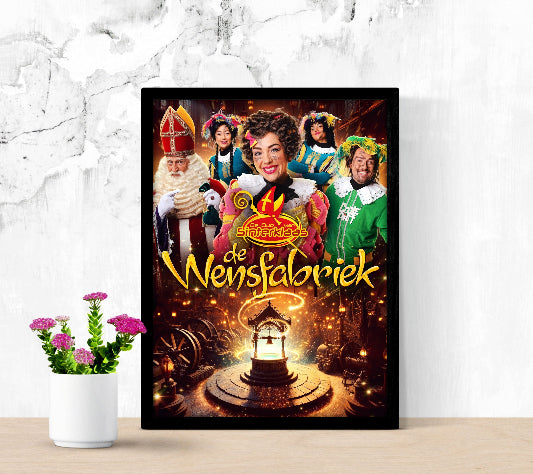 De Club Van Sinterklaas En De Wensfabrik framed poster