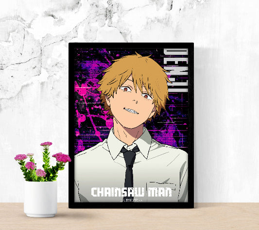 Gekijô-ban Chensô Man Reze-hen framed poster