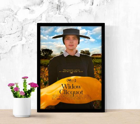 Widow Clicquot fraed poster