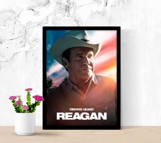 Reagan framed poster