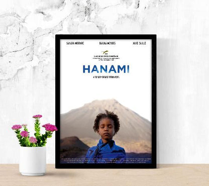 Hanami framed poster