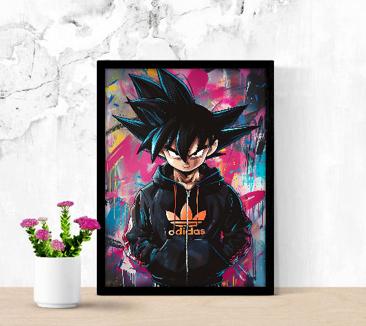 Dragonball Cinematic Wall Art framed poster