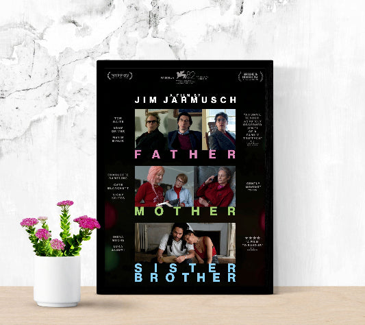Father Mother Sister Brother framed poster