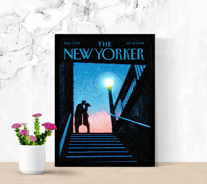 The New Yorker Sept 15 2008 framed poster