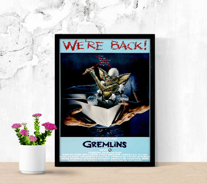 Gremlins framed poster