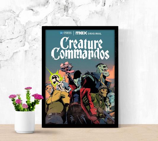 Creature Commandos framed poster