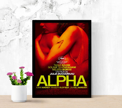 Alpha framed poster