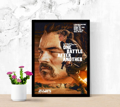 One Battle After Another framed poster