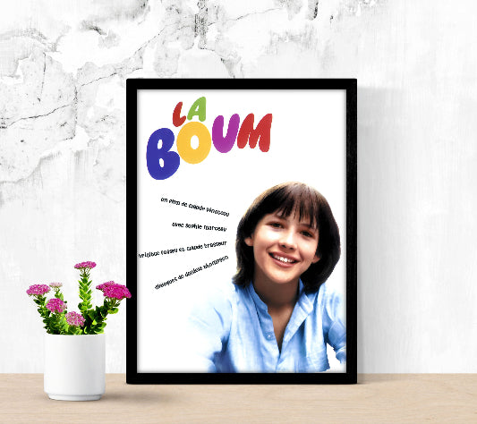 La Boum framed poster