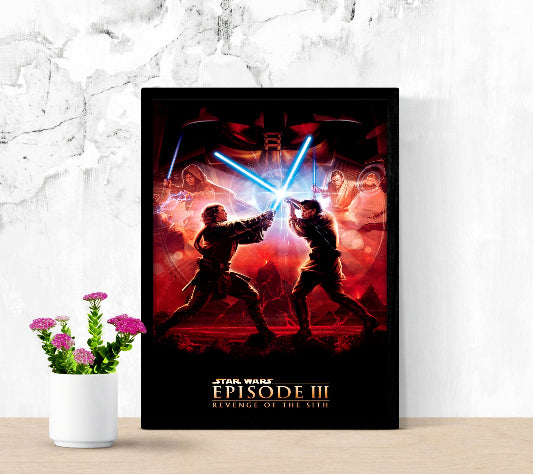 Star Wars Episode III Revenge of The Sith framed poster