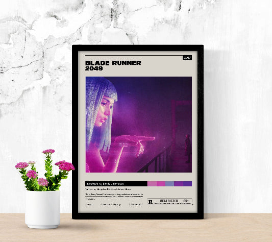 Blade Runner 2049 Minimalist framed poster
