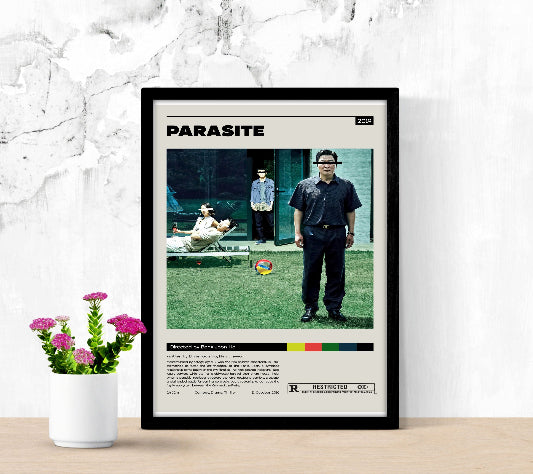 Parasite Minimalist framed poster