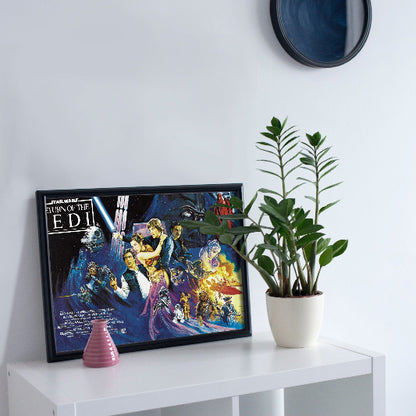 Star Wars Episode VI Return of The Jedi framed poster