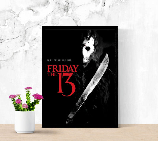 Friday The 13th framed poster