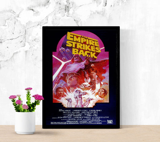 Star Wars The Empire Strikes Back framed poster