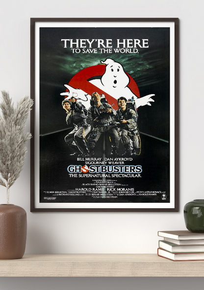 Ghostbusters framed poster
