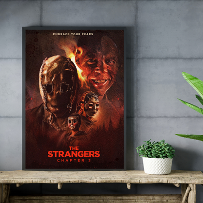 The Strangers Chapter 3 framed poster