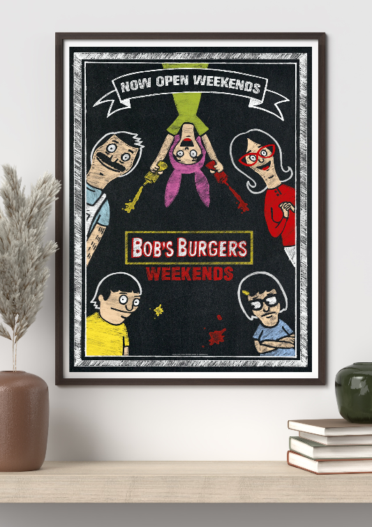Bob's Burgers framed poster