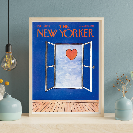 The New Yorker Feb 14 1970 framed poster