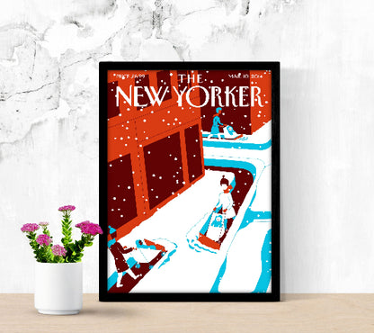 The New Yorker Mar 10 2014 framed poster