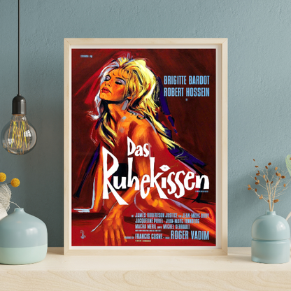 Das Ruhekissen framed poster