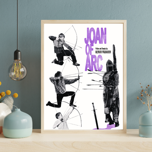 Joan of Arc framed poster