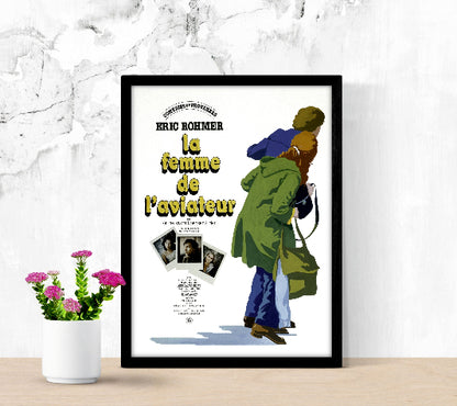 La femme de l'aviateur framed poster