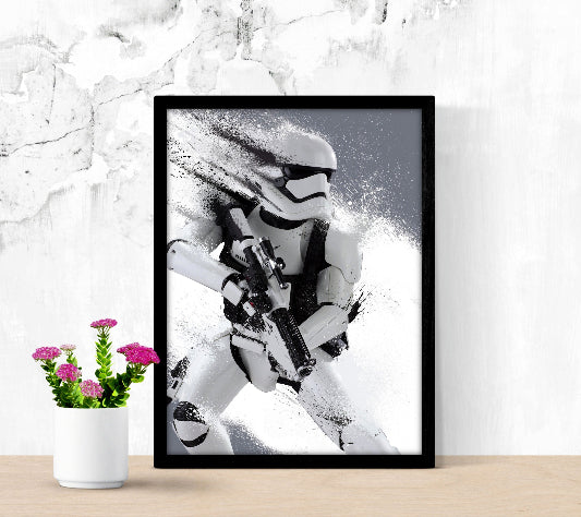 Star Wars The Force Awakens framed poster