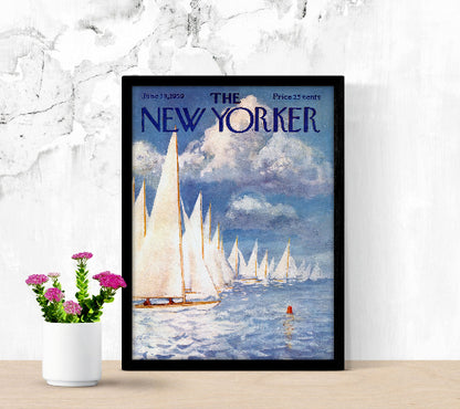 The New Yorker June 13 1959 framed poster