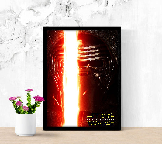 Star Wars The Force Awakens framed poster