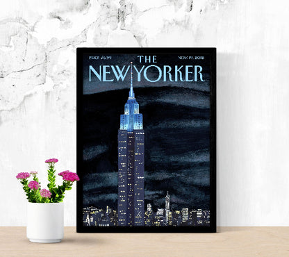 The New Yorker Nov 19 2012 framed poster