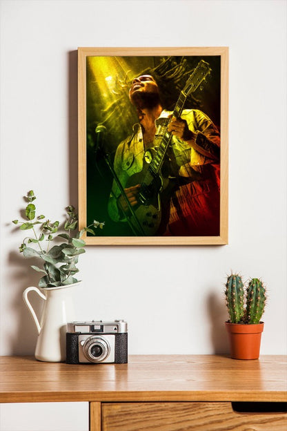 Bob Marley One Love - framed poster