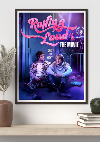 Rolling Loud framed paper