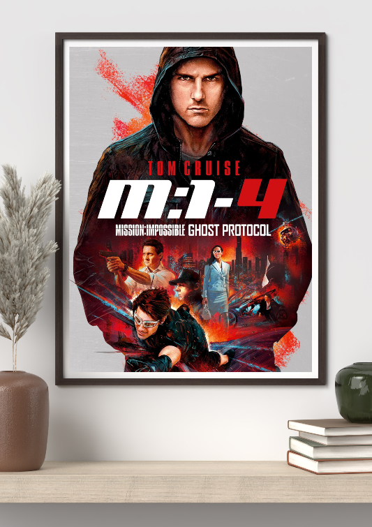 Mission Impossibile Ghost Protocol framed poster
