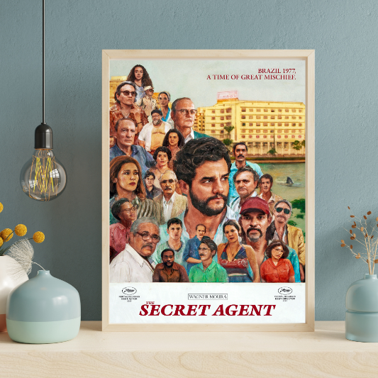 The Secret Agent framed poster
