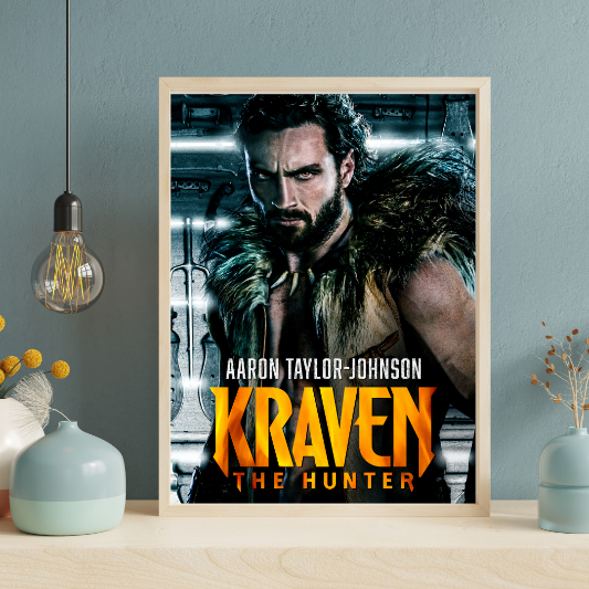 Kraven The Hunter framed poster